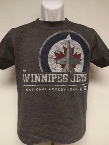 New Winnipeg Jets Youth Size S-M-L-XL Grey Shirt Cover