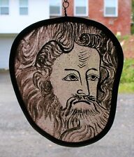 Vintage Stained Glass Head #136