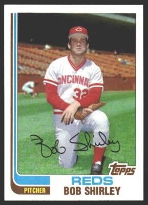 Bob Shirley #105T 1982 Topps Traded Cincinnati Reds - Image 1 of 2