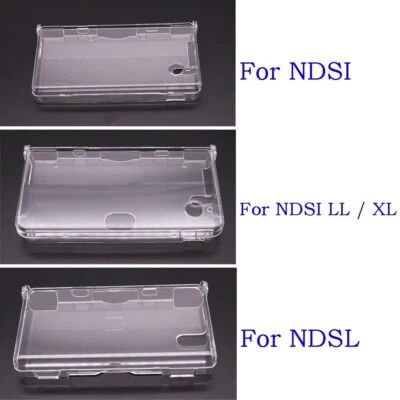 Transparent Crystal Case Hard Cover Shell For DSL NDS Lite NDSL DSi NDSi XL LL - Image 1 of 4