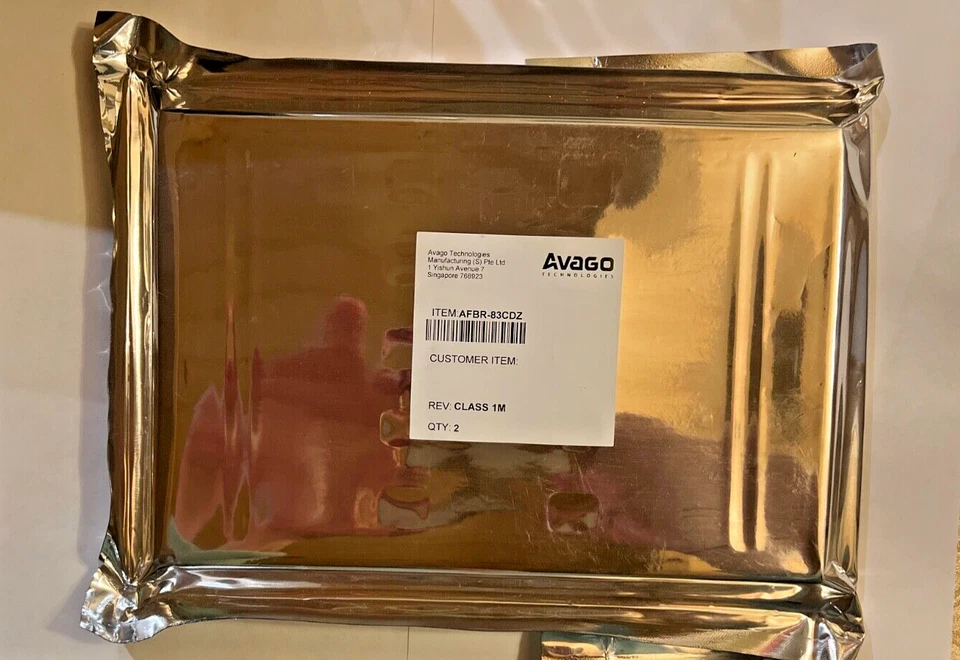 Lot of 2 Avago AFBR-83CDZ Transceivers - Image 1 of 1