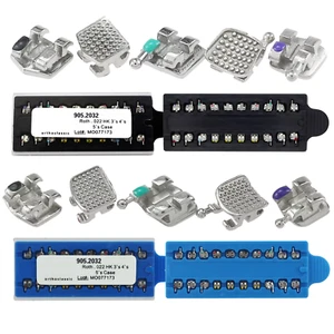 Dental Kieferorthopädische Metall Brackets Zahnspange MIM Mini Roth 022 345 mit Haken - Bild 1 von 41