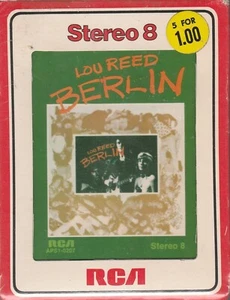 LOU REED: "BERLIN" FACTORY SEALED 8 TRACK 1973 - Imagen 1 de 3