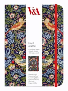 V & A William Morris Strawberry Thief Lined Journal - Picture 1 of 4