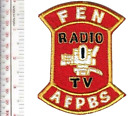 US Army & Air Force AFPBS Far East Network Japan Philippines Guam Radio & TV Pat