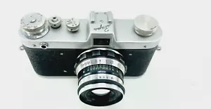 USSR ZARYA Zarja ZORIA FED INDUSTAR-61 Soviet camera with Leather strap, case - Picture 1 of 20