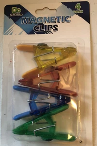 Magnetic Kitchen Clips (4 Pack). “DoWin” - Picture 1 of 4