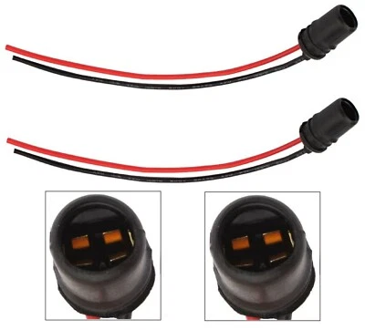 Universal Pigtail Wire Female Socket W5W Harness Rear Side Marker Light Lamp Fit - Image 1 of 4