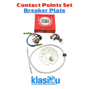 Honda CB100 CL100 XL100 SL100 CB125 SL125 CL125 Breaker Contact Points Set Plate - Picture 1 of 7
