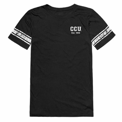 CCU Coastal Carolina University Chanticleers Womens Practice Tee T-Shirt Black Cover