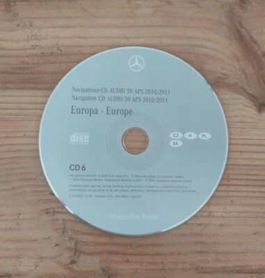 Mercedes Navigation CD Audio 50 APS NTG2 UNGARN TSCHECHIEN PL SK 2010/2011 - Bild 1 von 2