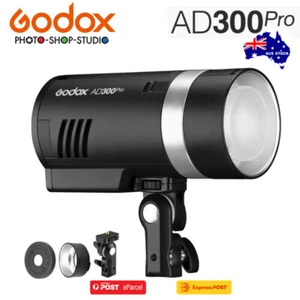 AU*Godox AD300Pro 300Ws Witstro All-In-One Compact Outdoor Flash - Picture 1 of 5