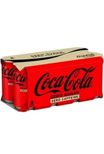 Coca-Cola Zero Sugar Zero Caffeine 8 x 330ml Free Postage - Picture 1 of 1