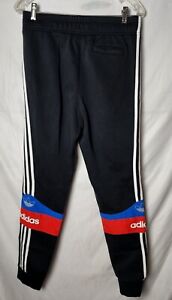 Adidas Unisex Kids Youth 14-15Y XL Pants Logo Striped Sweatpants FN5771