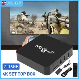 MXQ-PRO 4K HD Android 11.0 Quad Core Smart Media TV Box 2.4/5G WIFI HDR 2GB 16GB - Picture 1 of 8