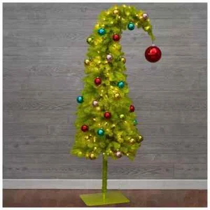 Grinch Christmas Tree - 5ft Pre-Lit LED - Hobby Lobby ๐ FREE SHIP - Picture 1 of 7