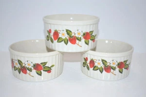Sheffield Ramekin piatto crema pasticcera flan crema brulee fragole bacche - Foto 1 di 8