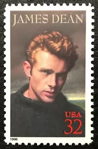 1996 Scott #3082 - 32¢ James Dean - Legends of Hollywood - Single Stamp - MNH - Picture 1 of 1