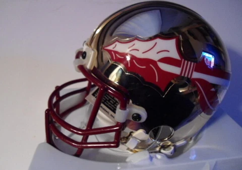 FLORIDA STATE  SEMINOLES CHROME MINI HELMET LIMITED EDITION  2000 Cover