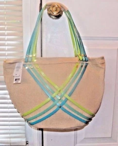 Croc's Brand Hemp Tote Bag Purse Handbag Rare - Picture 1 of 3