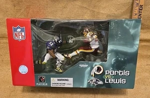 Clinton Portis vs Ray Lewis McFarlane NFL SportsPicks Deluxe Figure Two Pack NIB - Picture 1 of 8