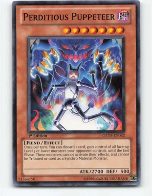 Perditious Puppeteer GENF-EN033 Generation Force 1st Edition - Image 1 of 2