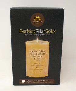 LuDela PerfectPillar Solo Add-On Real Flame Candle Fixture – No Remote - NEW - Picture 1 of 3