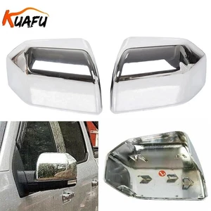 For Ford F150 F-150 2015-2020 Replacement Top Half Chrome Mirror Covers Cap Pair - Foto 1 di 13