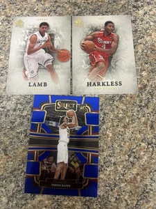 2012-13 SP RC Lot Authentic Jeremy Lamb Moe Harkless + Emoni Bates 23/24 Select - Picture 1 of 3