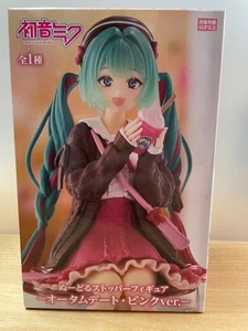 Tapón de fideos Hatsune Miku fecha de otoño rosa ver figura FuRyu VOCALOID TAITO - Imagen 1 de 12