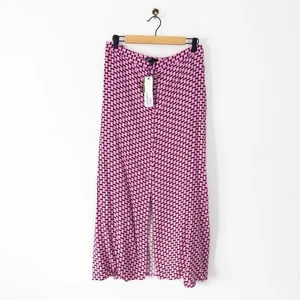 Nobody's Child Jilly Geometric Print Midi Skirt Size 22 NEW Button Down - Picture 1 of 20