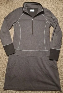 Columbia Omni Wick Half Zip Kleid Damen sportlich sportlich Langarm braun Large - Bild 1 von 14