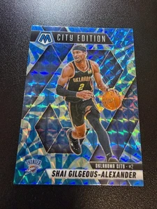 Mosaico Panini 2024-25 - Edición City Shai Gilgeous-Alexander-Mosaico Azul Prizm - Imagen 1 de 2