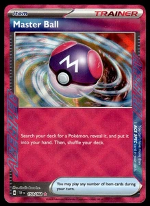 Pokemon TCG SV05: Temporal Forces #153/162 Master Ball NM - Picture 1 of 2