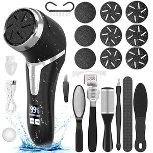 Electric Callus Remover for Feet (with Dander Vacuum), Portable Pedicure Kit ... - Picture 1 of 7