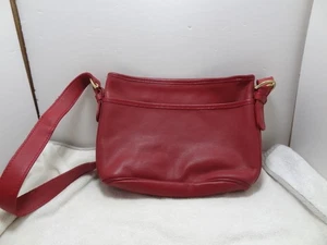 Red Shoulder Bag Purse Leather Crossbody Bag Messenger Shoulder Bag Leather - Picture 1 of 7