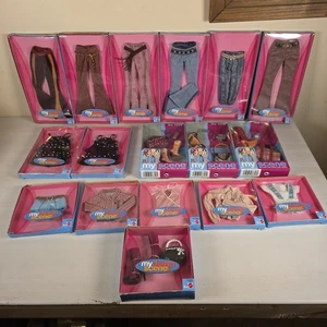 Barbie My Scene My Design & Fashion Fever 2004 lote de 17 ropa pantalones vestidos - Imagen 1 de 17