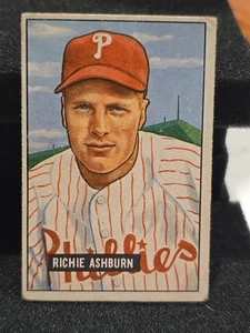 1951 Bowman - Richie Ashburn #186 - Picture 1 of 2