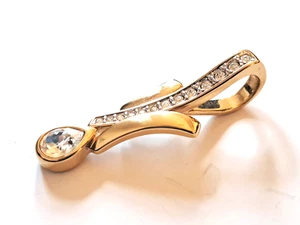 Pierre Lang Modeschmuck, Anhänger Goldfarbe Steinen Modern Classic Elegant - Bild 1 von 7