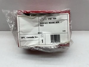 EDWARDS 276B-RSB - Surface Mount Back Box - rot - Bild 1 von 6