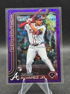 2025 TOPPS MLB Series 1 - Nacho Alvarez Jr /250 Purple Foil #223 Atlanta Braves - Picture 1 of 2