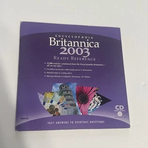Encyclopaedia Britannica 2003 PC CD-ROM Software Great Condition - Picture 1 of 6