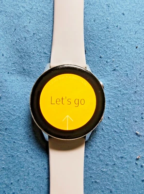 Samsung Galaxy Watch Active Bluetooth 40mm White/Silver - Image 1 of 4