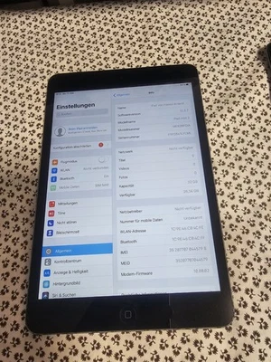 Apple iPad mini 2 32GB, WLAN + Cellular  20,07 cm, (7,9 Zoll) - Spacegrau - Bild 1 von 4