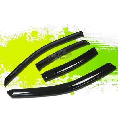 DARK TINTED WINDOW VISOR/WIND DEFLECTOR VENT RAIN SHADE FOR 00-05 BONNEVILLE 4DR - Image 1 of 4