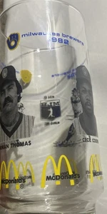 Vaso McDonald's Milwaukee Brewers 1982---Gorman Thomas & Cecil Cooper - Imagen 1 de 6