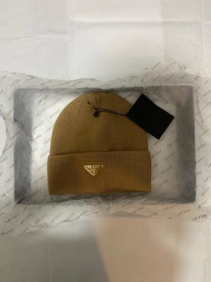Prada Milano Gorra Marrón Unisex Talla Unica Ajuste Original - Imagen 1 de 4