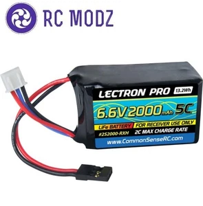 Common Lectron Pro 6.6v 2000mah 5c Life Receiver Hump Pack Battery cms2S2000-RXH - Picture 1 of 1