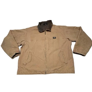 Helly Hansen Tan Workwear Jacket Men's XXL Quilted Lining - Picture 1 of 22