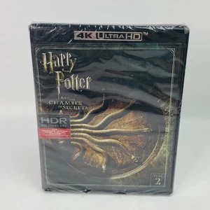 Harry Potter And The Chamber of Secrets (4K UHD Blu-ray, 2002) J.K. Rowling NEW - Foto 1 di 7